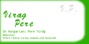 virag pere business card